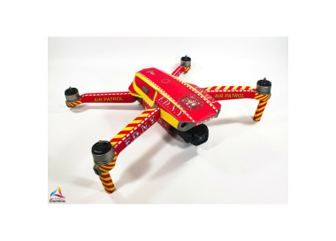 DJI MAVIC AIR 2 - SKIN - DESIGN: F.D.N.Y. - Folie / Decal / Wrap / Foil