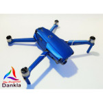 DJI MAVIC 2 PRO/ZOOM- SKIN - ALU BLAU GEBÜRSTET/ALU BLUE BRUSHED - 3-5 Batterien