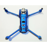 DJI MAVIC 2 PRO/ZOOM- SKIN - ALU BLAU GEBÜRSTET/ALU BLUE BRUSHED - 3-5 Batterien