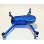 DJI MAVIC 2 PRO/ZOOM- SKIN - ALU BLAU GEBÜRSTET/ALU BLUE BRUSHED - 3-5 Batterien