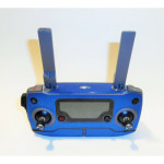 DJI MAVIC 2 PRO/ZOOM- SKIN - ALU BLAU GEBÜRSTET/ALU BLUE BRUSHED - 3-5 Batterien