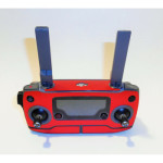 DJI MAVIC 2 PRO/ZOOM- SKIN - ALU ROT GEBÜRSTET / ALU RED BRUSHED - 3-5 Batterien