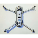 DJI MAVIC 2 PRO/ZOOM- SKIN - ALU SILBER GEB./ ALU SILVER BRUSHED - 3-5 Batterien