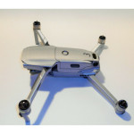 DJI MAVIC 2 PRO/ZOOM- SKIN - ALU SILBER GEB./ ALU SILVER BRUSHED - 3-5 Batterien