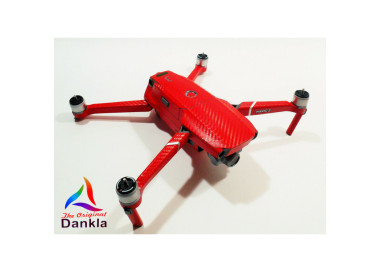 DJI MAVIC 2 PRO/ZOOM- SKIN - CARBON ROT / CARBON RED - 3-5 Batterien - Drohne
