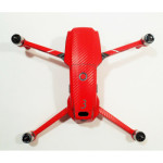 DJI MAVIC 2 PRO/ZOOM- SKIN - CARBON ROT / CARBON RED - 3-5 Batterien - Drohne