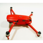 DJI MAVIC 2 PRO/ZOOM- SKIN - CARBON ROT / CARBON RED - 3-5 Batterien - Drohne