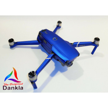 DJI MAVIC 2 PRO / ZOOM- SKIN - CHROM BLAU / CHROME BLUE - 3-5 Batterien / Drohne