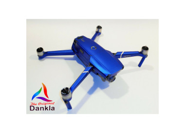 DJI MAVIC 2 PRO / ZOOM- SKIN - CHROM BLAU / CHROME BLUE - 3-5 Batterien / Drohne