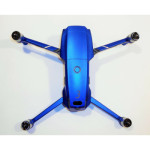 DJI MAVIC 2 PRO / ZOOM- SKIN - CHROM BLAU / CHROME BLUE - 3-5 Batterien / Drohne