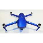 DJI MAVIC 2 PRO / ZOOM- SKIN - CHROM BLAU / CHROME BLUE - 3-5 Batterien / Drohne