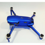 DJI MAVIC 2 PRO / ZOOM- SKIN - CHROM BLAU / CHROME BLUE - 3-5 Batterien / Drohne