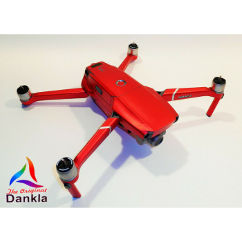 DJI MAVIC 2 PRO/ZOOM- SKIN - CHROM ROT / CHROME RED - 3-5 Batterien / Drohne