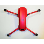 DJI MAVIC 2 PRO/ZOOM- SKIN - CHROM ROT / CHROME RED - 3-5 Batterien / Drohne