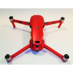 DJI MAVIC 2 PRO/ZOOM- SKIN - CHROM ROT / CHROME RED - 3-5 Batterien / Drohne