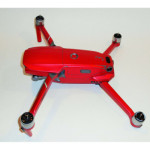 DJI MAVIC 2 PRO/ZOOM- SKIN - CHROM ROT / CHROME RED - 3-5 Batterien / Drohne