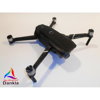 DJI MAVIC 2 PRO/ZOOM- SKIN - HONEYCOMB SCHWARZ / HONEYCOMB BLACK - 3-5 Batterien