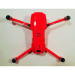 DJI MAVIC 2 PRO/ZOOM- SKIN - NEON ROT / NEON RED - 3-5 Batterien / Drohne/Zubeh.
