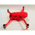 DJI MAVIC 2 PRO/ZOOM- SKIN - NEON ROT / NEON RED - 3-5 Batterien / Drohne/Zubeh.