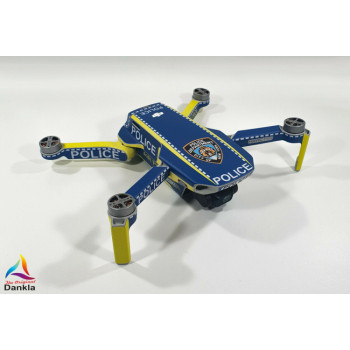 DJI MAVIC MINI - SKIN - POLICE -  / Folie / Decal / Wrap / Drohne