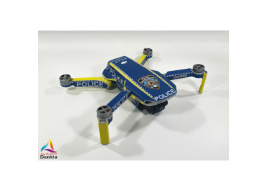 DJI MAVIC MINI - SKIN - POLICE -  / Folie / Decal / Wrap / Drohne