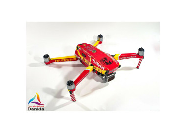DJI MAVIC 2 PRO/ZOOM- SKIN - FEUERWEHR * - 3-5 Batterien - Drohne