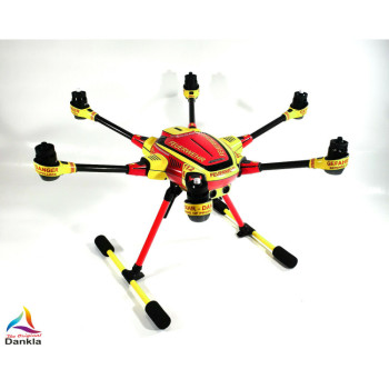 YUNEEC TYPHOON H - SKIN - FEUERWEHR * - Drohne - Landegestell - Decal - Wrap