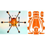 YUNEEC TYPHOON H - SKIN - USA - Drohne - Landegestell - Decal - Wrap