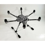 YUNEEC TYPHOON H - SKIN - DigiCamo Grau - Drohne - Landegestell - Decal - Wrap