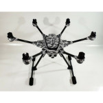 YUNEEC TYPHOON H - SKIN - DigiCamo Grau - Drohne - Landegestell - Decal - Wrap