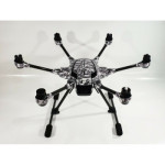 YUNEEC TYPHOON H - SKIN - DigiCamo Grau - Drohne - Landegestell - Decal - Wrap