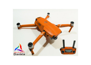 DJI MAVIC 2 PRO/ZOOM- SKIN - CARBON ORANGE - 3-5 Batterien - Drohne