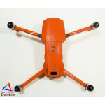 DJI MAVIC 2 PRO/ZOOM- SKIN - CARBON ORANGE - 3-5 Batterien - Drohne