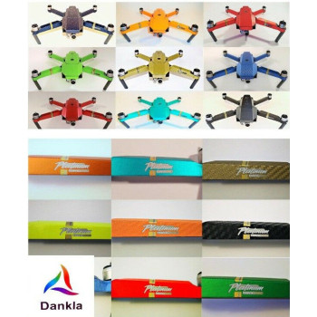 DJI MAVIC PRO &amp; PLATINUM - SKIN - 31 Farben/Colours-3-5 Batterien/Drohne/Zubehör