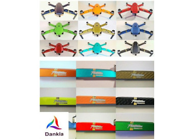 DJI MAVIC PRO &amp; PLATINUM - SKIN - 31 Farben/Colours-3-5 Batterien/Drohne/Zubehör