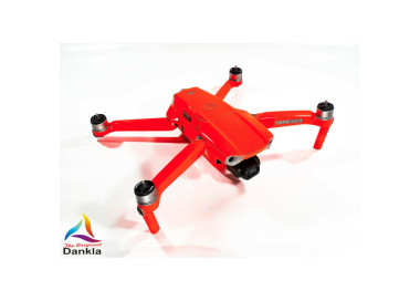 DJI MAVIC AIR 2  + RC - SKIN - NEON ROT - 3-5x Batterie / Folie / Wrap / Decal