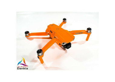 DJI MAVIC AIR 2  + RC - SKIN - NEON ORANGE - 3-5x Batterie / Folie / Wrap/Decal