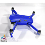 DJI MAVIC AIR 2  + RC - SKIN - ALU BLAU GEBÜRSTET - 3-5x Batterie / Folie/Decal