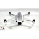 DJI MAVIC AIR 2  + RC - SKIN - ALU SILBER GEBÜRSTET - 3-5x Batterie / Folie