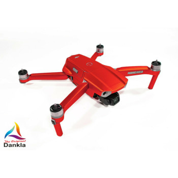 DJI MAVIC AIR 2  + RC - SKIN - CHROM ROT - 3-5x Batterie / Folie / Decal / Wrap