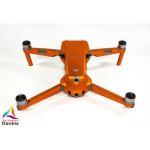 DJI MAVIC AIR 2  + RC - SKIN - CHROM ORANGE - 3-5x Batterie / Folie / Decal