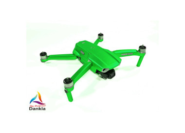 DJI MAVIC AIR 2  + RC - SKIN - CHROM GRÜN - 3-5x Batterie / Folie / Decal