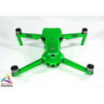 DJI MAVIC AIR 2  + RC - SKIN - CHROM GRÜN - 3-5x Batterie / Folie / Decal