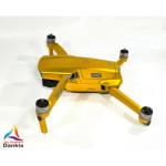 DJI MAVIC AIR 2  + RC - SKIN - CHROM GELB - 3-5x Batterie / Folie / Decal