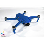 DJI MAVIC AIR 2  + RC - SKIN - CHROM BLAU - 3-5x Batterie / Folie / Decal