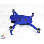 DJI MAVIC AIR 2  + RC - SKIN - CHROM BLAU - 3-5x Batterie / Folie / Decal