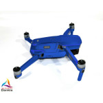 DJI MAVIC AIR 2  + RC - SKIN - CHROM BLAU - 3-5x Batterie / Folie / Decal