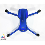 DJI MAVIC AIR 2  + RC - SKIN - CHROM BLAU - 3-5x Batterie / Folie / Decal