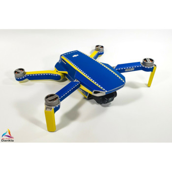 DJI MINI 2 - SKIN - Design: Polizei ohne Wappen und Schrift - Wrap -  Folie