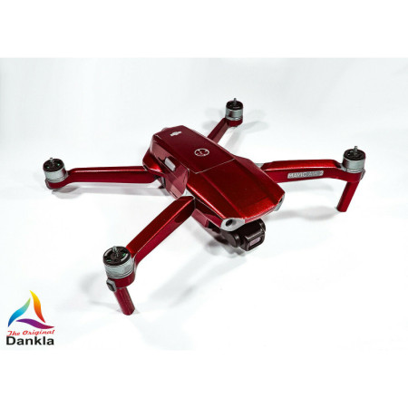 DJI MAVIC AIR 2  + RC - SKIN - METALLIC ROTBRAUN - 3-5x Batterie / Folie / Decal